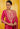 Pink Marigold Brocade Short Garara Set- front view
