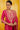 Pink Marigold Brocade Short Garara Set- front view
