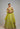 Lime Green Golconda Nayla lehenga set- front view