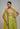 Lime Green Golconda Alia Wrap skirt set- front view