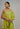 Lime Green Golconda Arsh One shoulder Set- front view