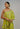 Lime Green Golconda Arsh One shoulder Set- front view