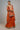 Orange Golconda Sitara set- front view