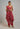 Red Golconda Vanya Pant Set- front view