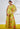 Yellow One Shoulder Pant Set
