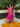 Rani Pink Aarohi Anarkali Set- front view