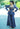 Navy Marigold Brocade Co-ord Set- front view