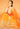 Liba Orange Lehenga Set- front view