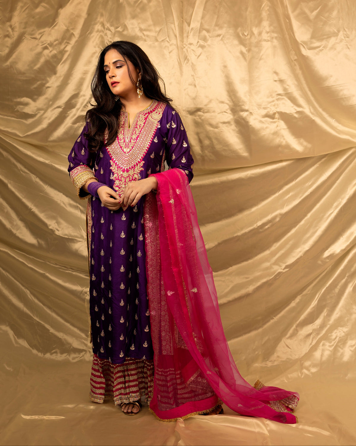 Richa Chadha in Fitoor Sharara Set