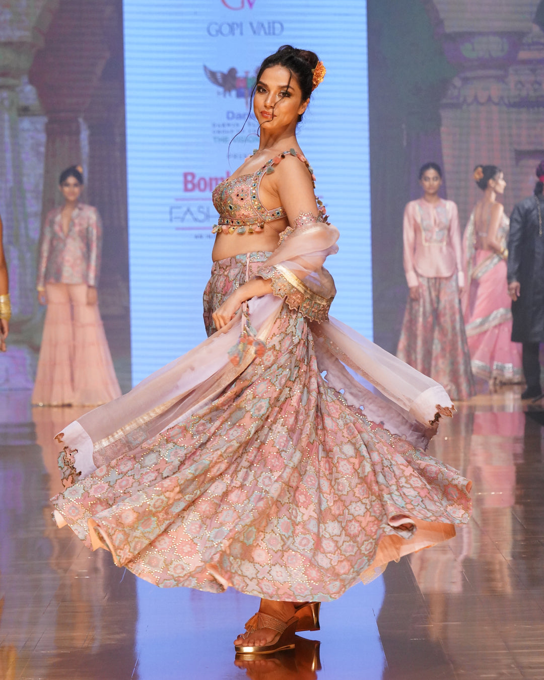 Gorgeous Himayra Lehenga Set- side view