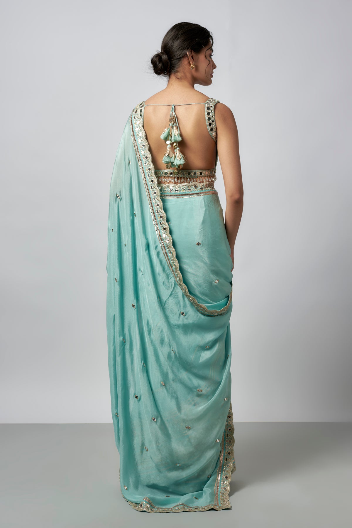 Nisha Aggarwal in Anusha Saree Set
