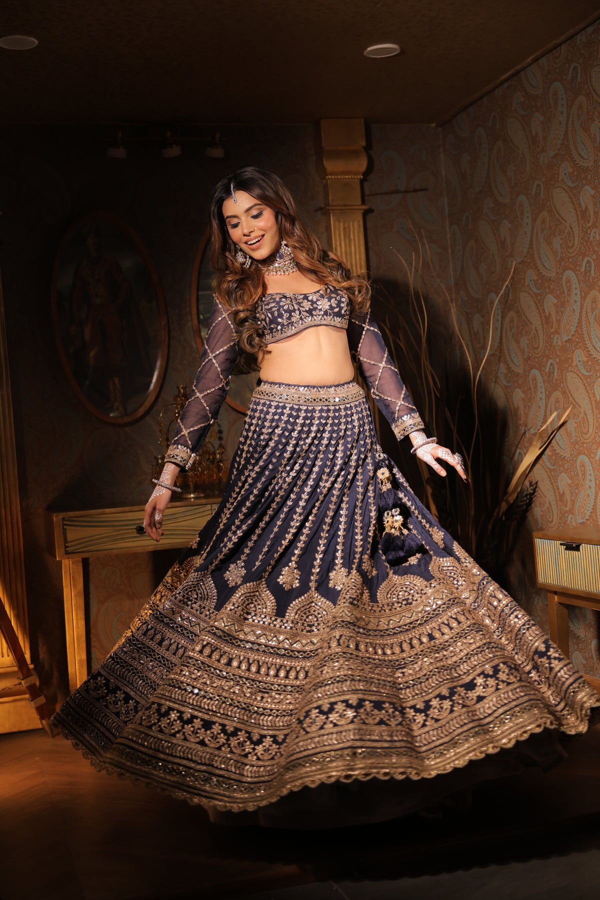 Elnaaz  Lehenga Set