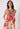Khushi Red Pocket Dress Set- front view