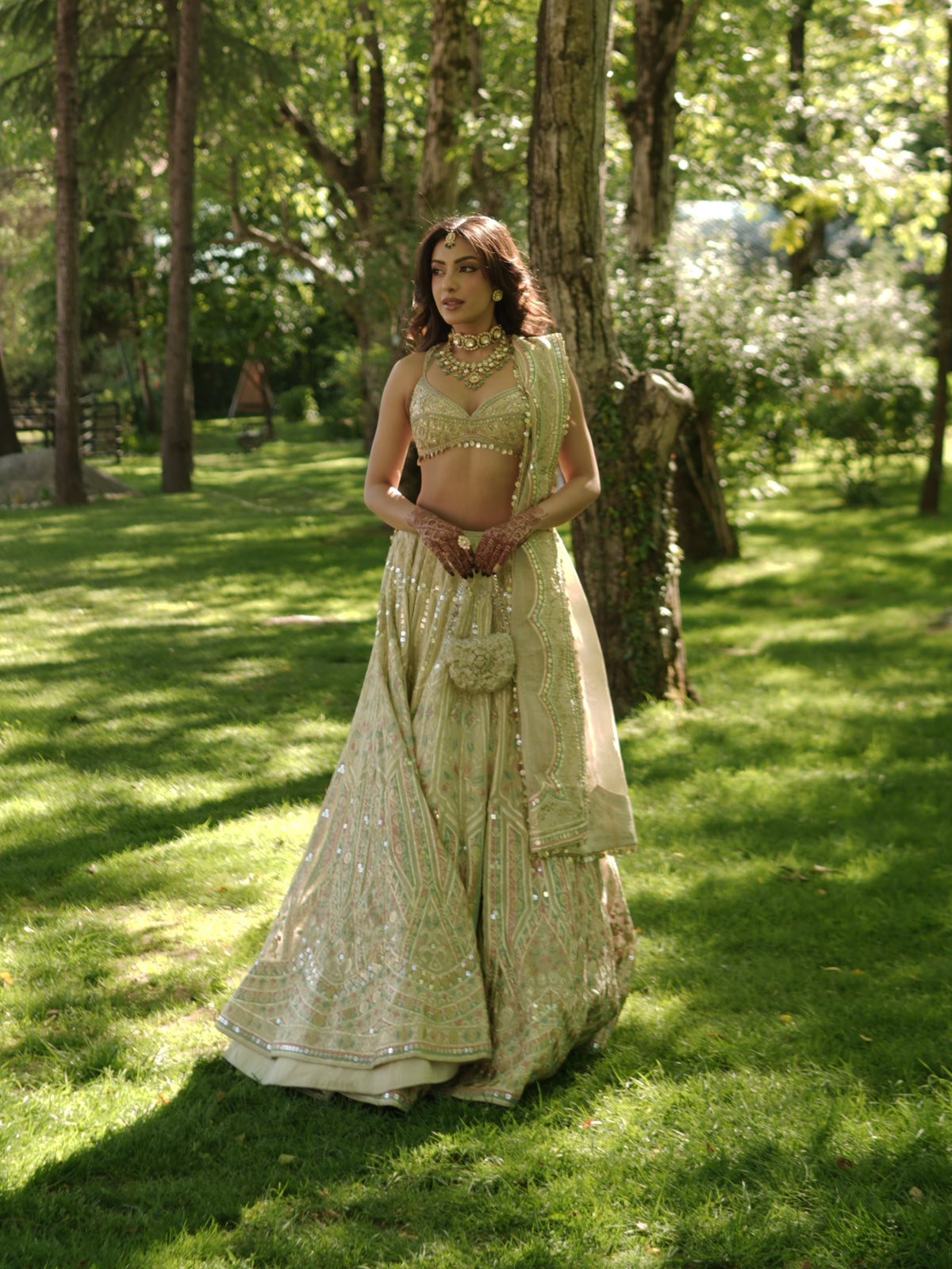 Sahher Bambba In Suroor Lehenga Set