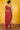 Fuchsia Marigold Buti One Shoulder Dress- back view
