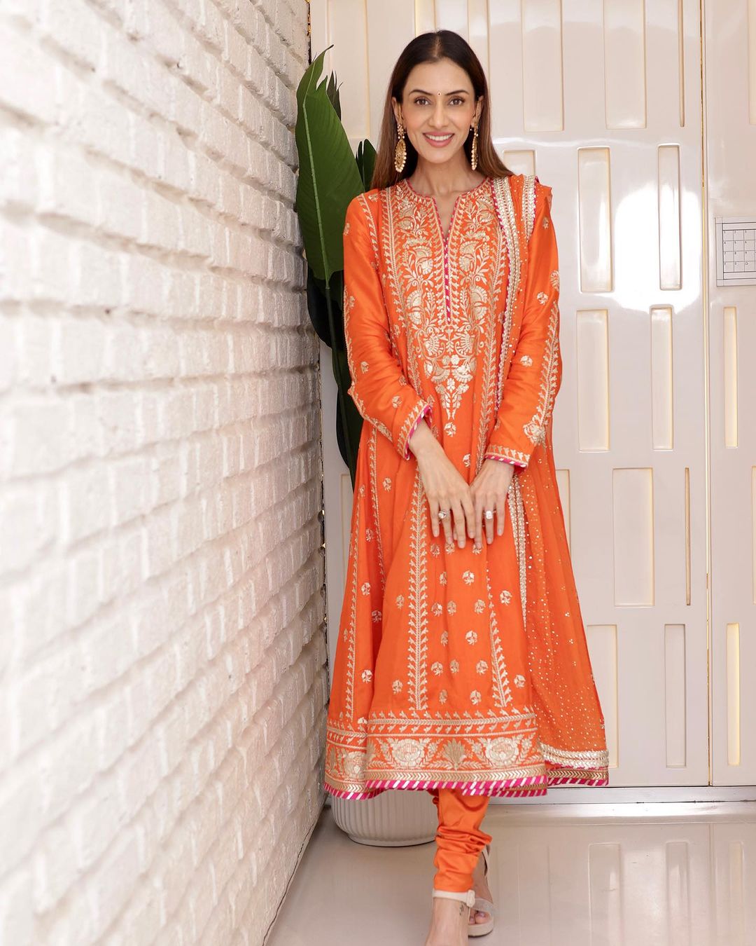 Aarohi Anarkali set-Smriti_khanna