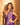 Purple Golconda Yamini Saree Set/ front view