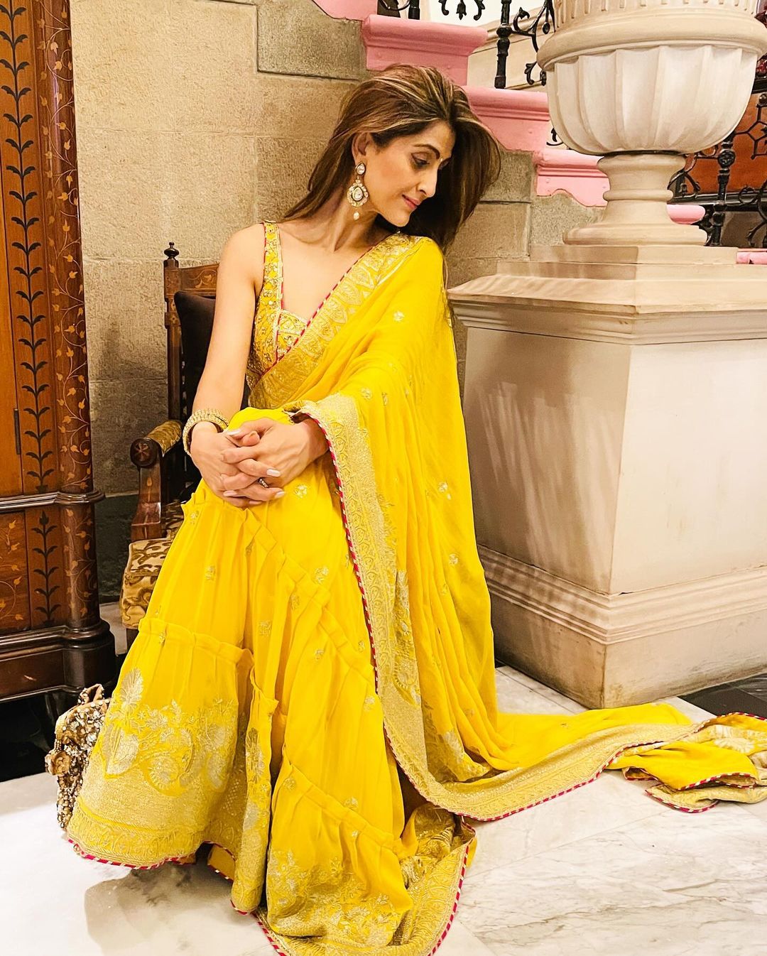 Golconda Imroz Saree Set- Akanksha Malhotra