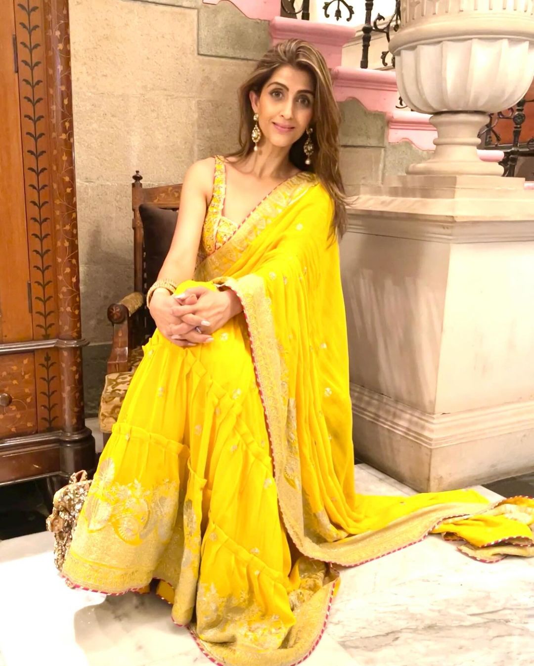 Golconda Imroz Saree Set- Akanksha Malhotra