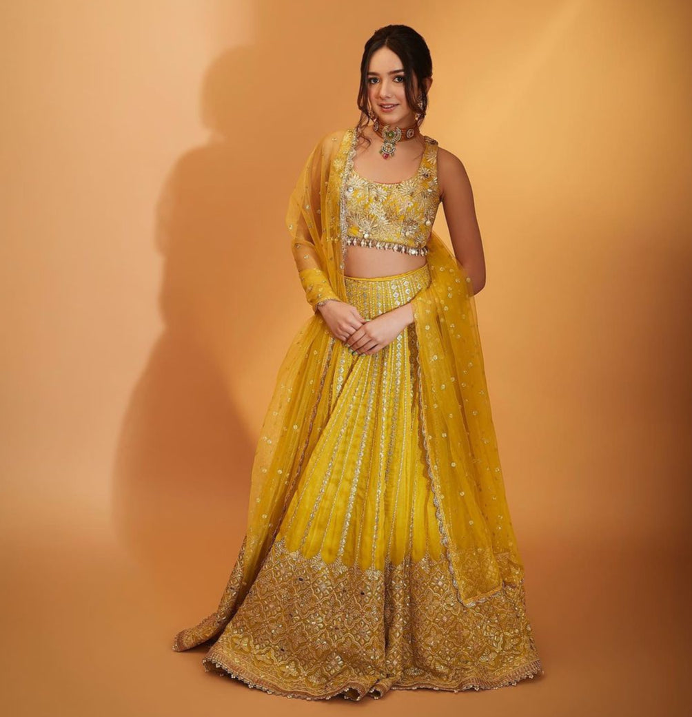 Yellow Lehenga Set