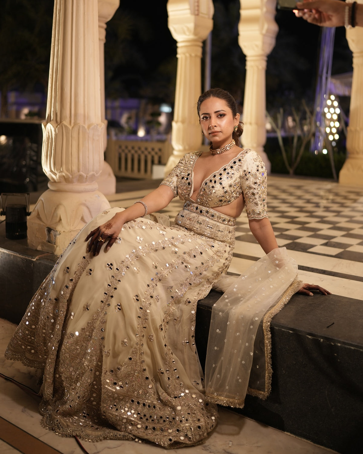 Aasmi Anarkali Set -Sargun Mehta