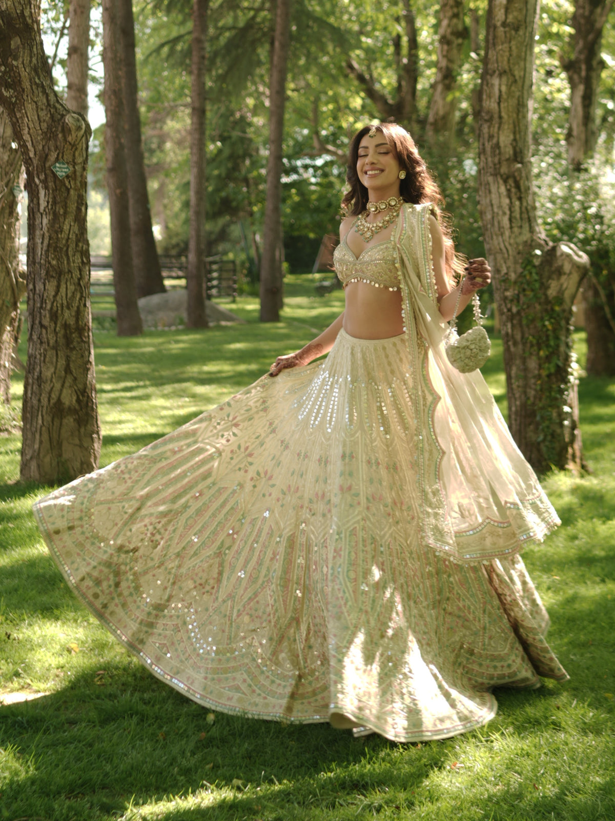 Sahher Bambba In Suroor Lehenga Set