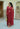 Women's Red Marigold Buti Kaftan | Gopi Vaid