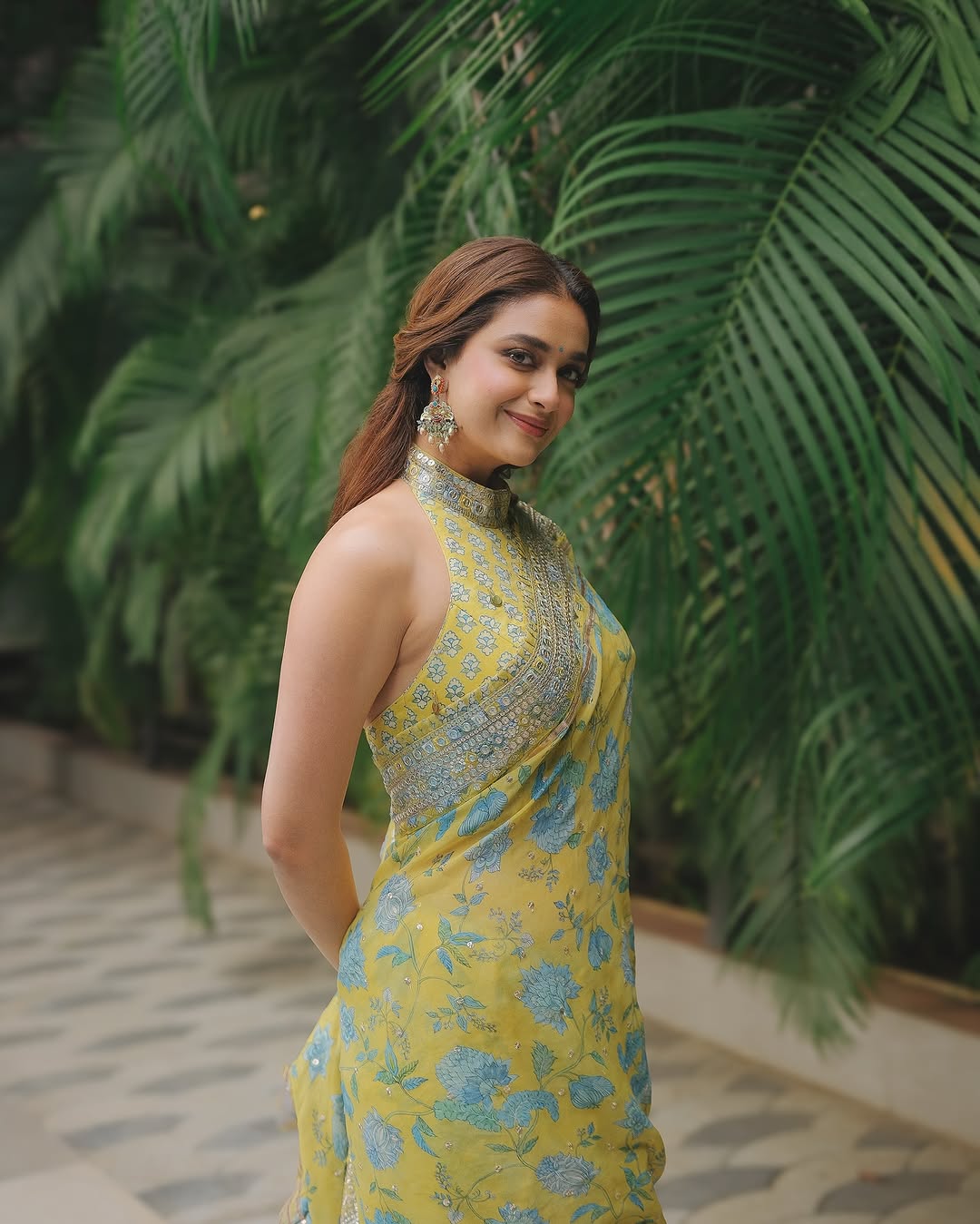Keerthy Suresh in Achala Saree Set