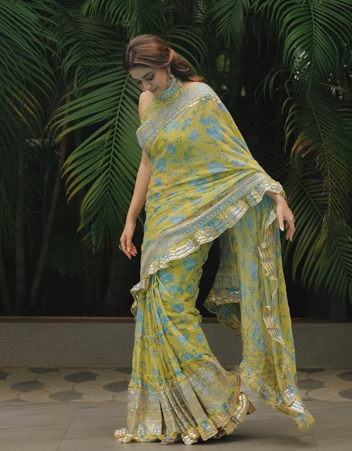 Keerthy Suresh in Achala Saree Set