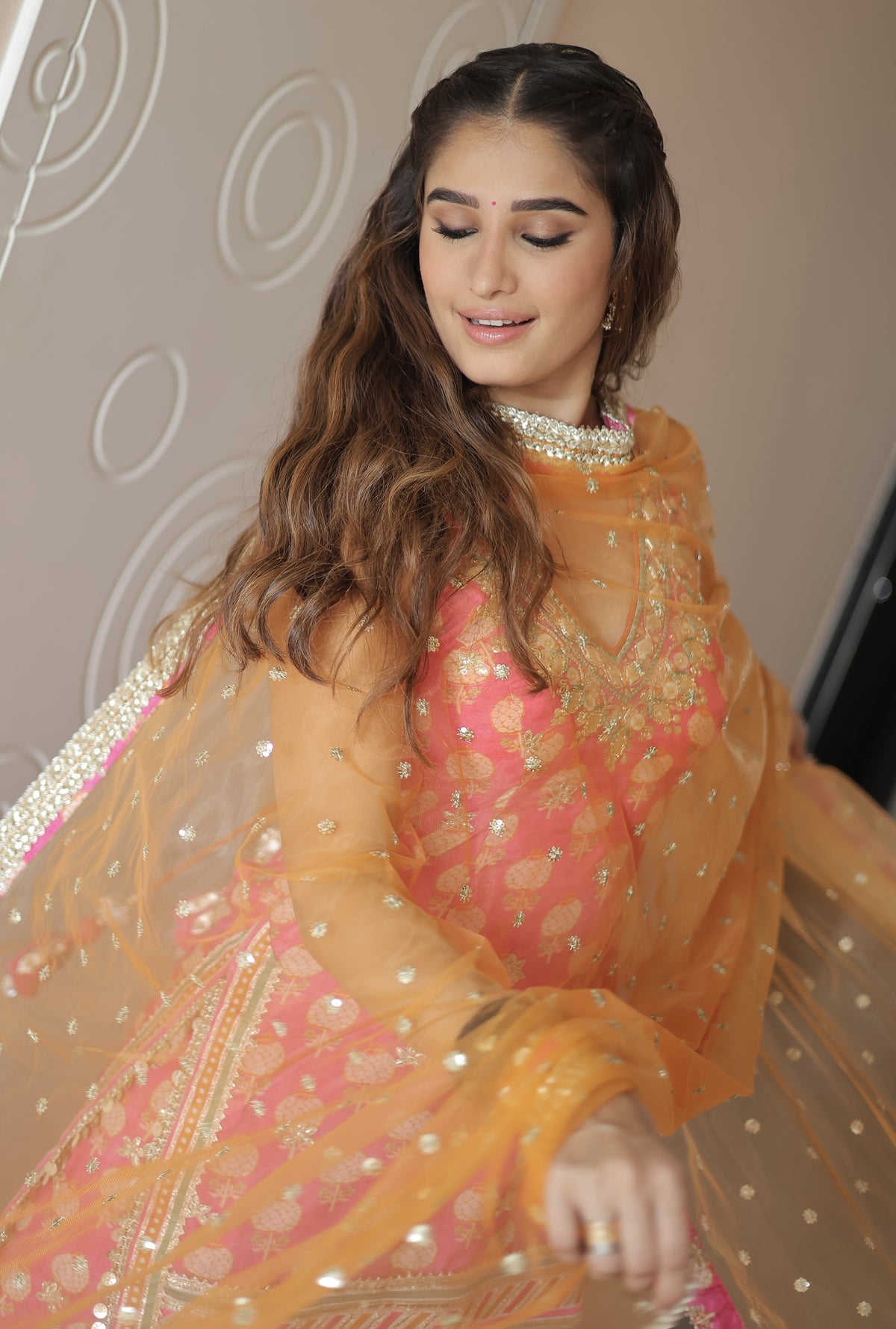 Rasha Thadani in Dwisha Halter Sharara Set