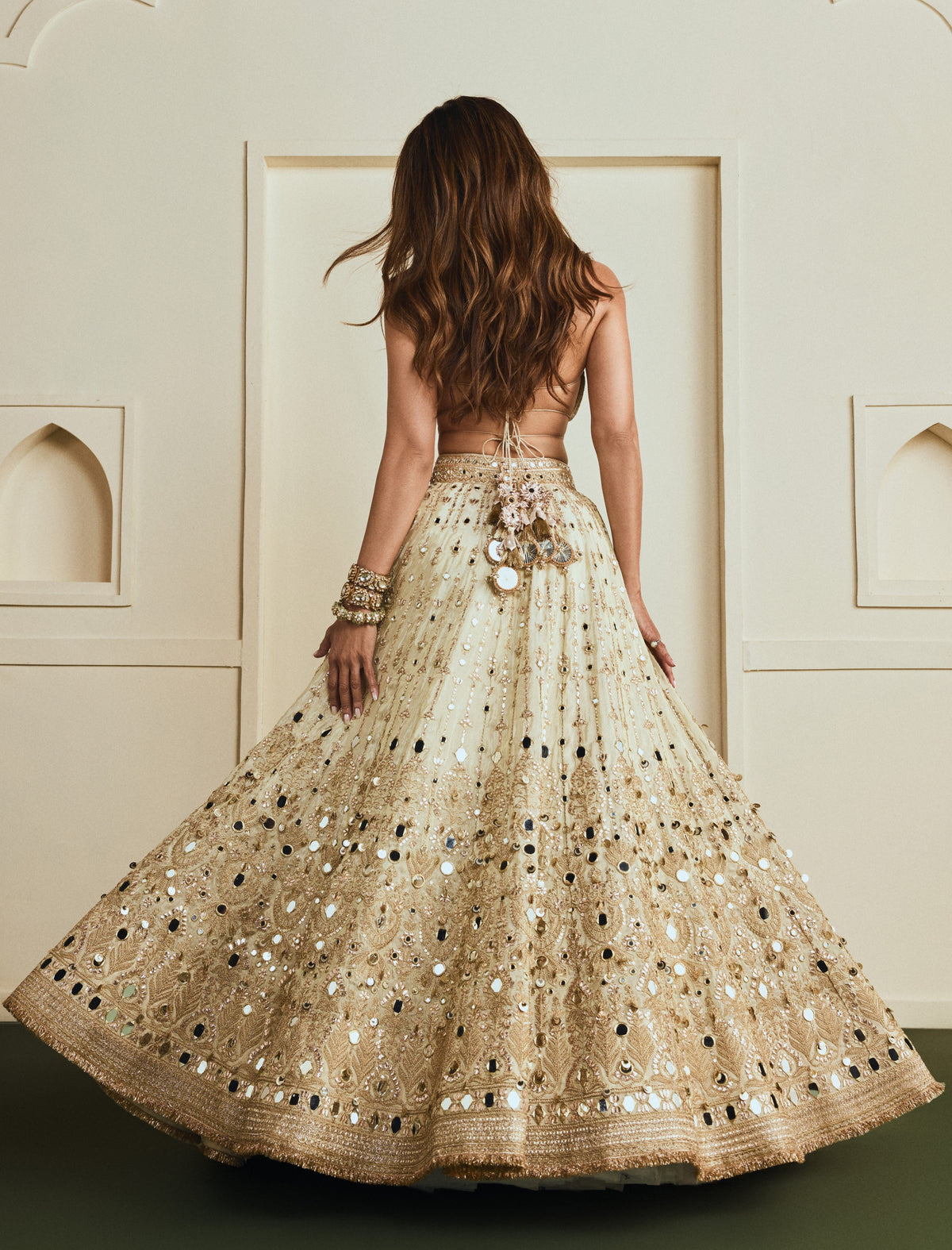 Shilpa Shetty In Saanjh Lehenga Set