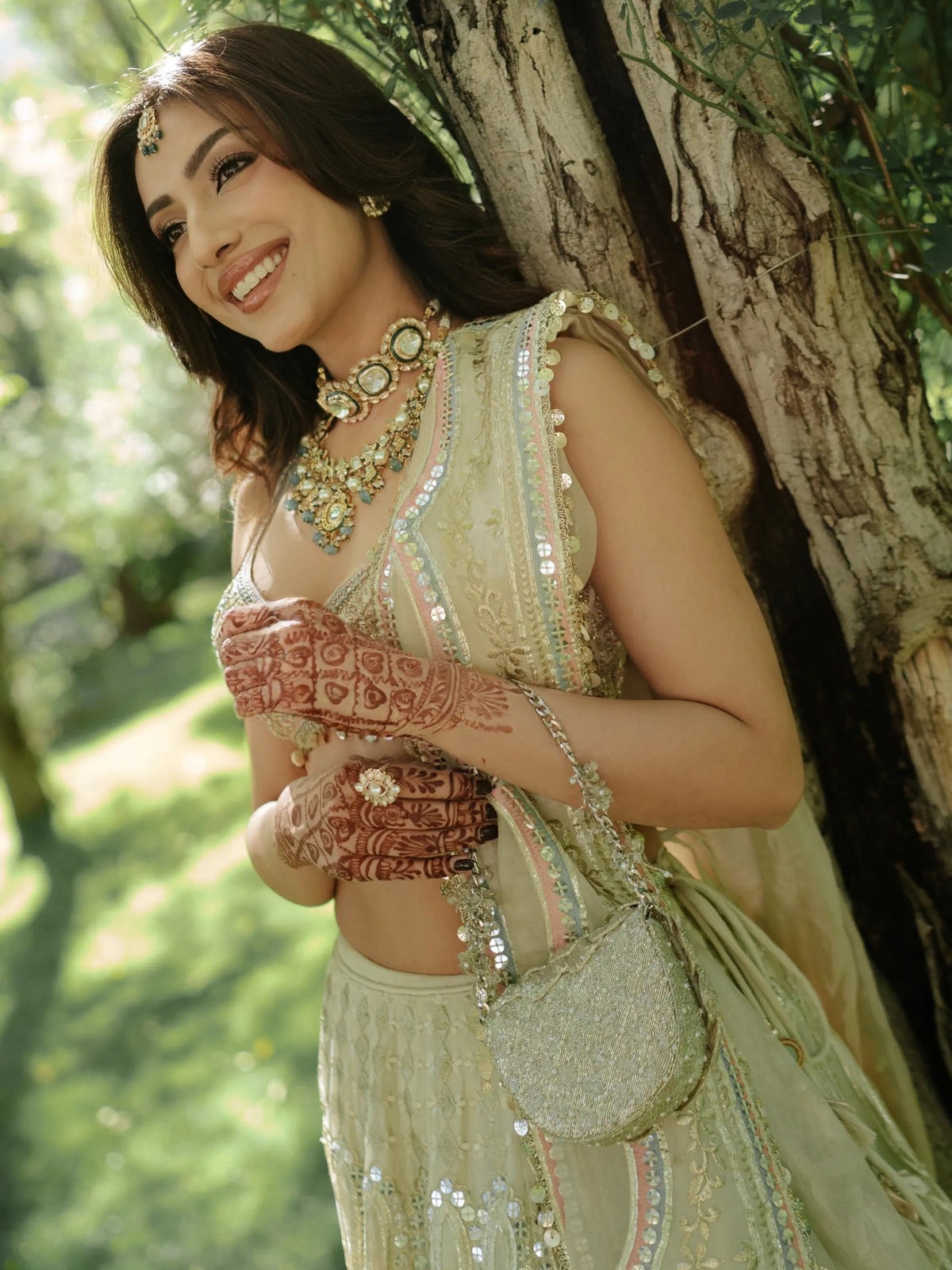 Sahher Bambba In Suroor Lehenga Set
