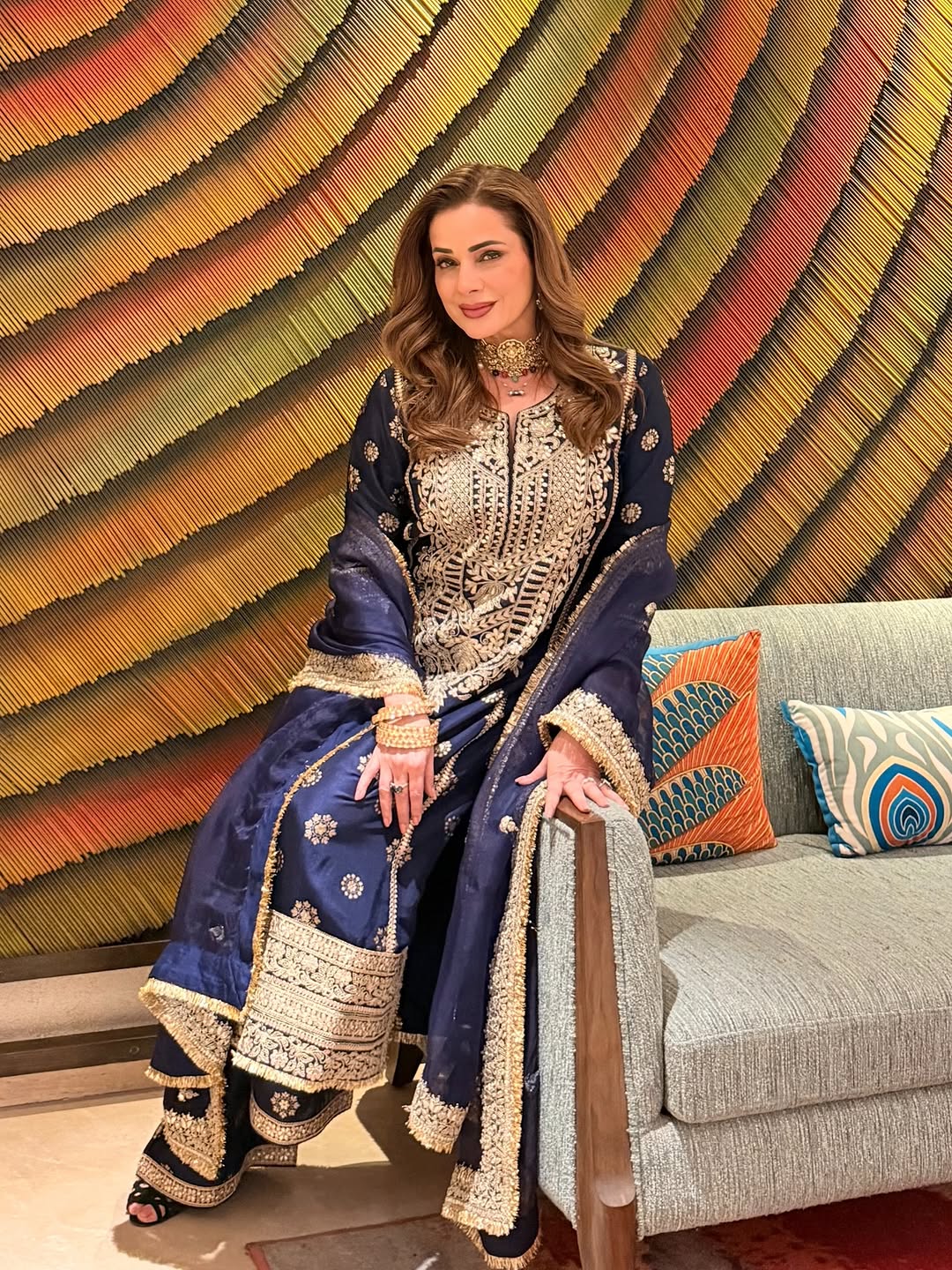 Badusha Palazo Set - Neelam Kothari