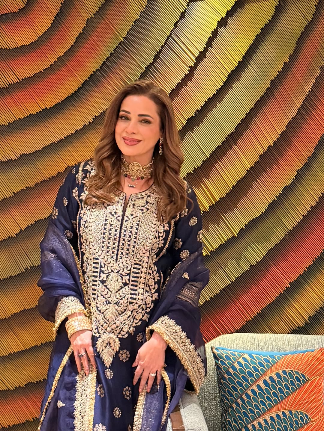 Badusha Palazo Set - Neelam Kothari