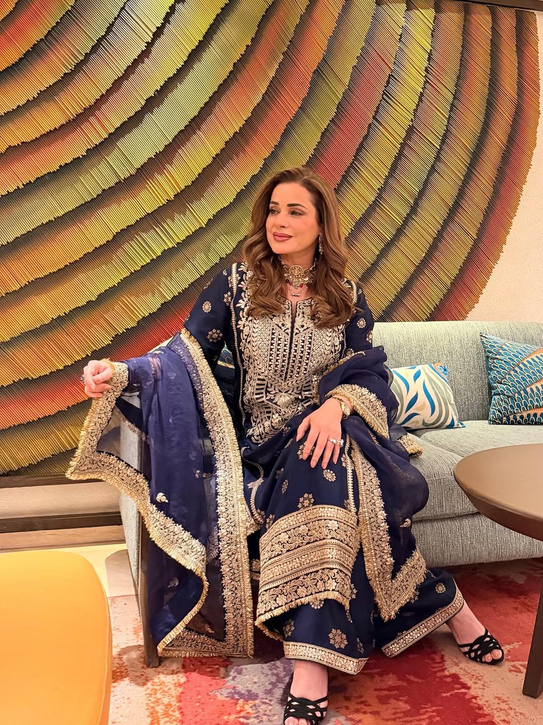 Badusha Palazo Set - Neelam Kothari