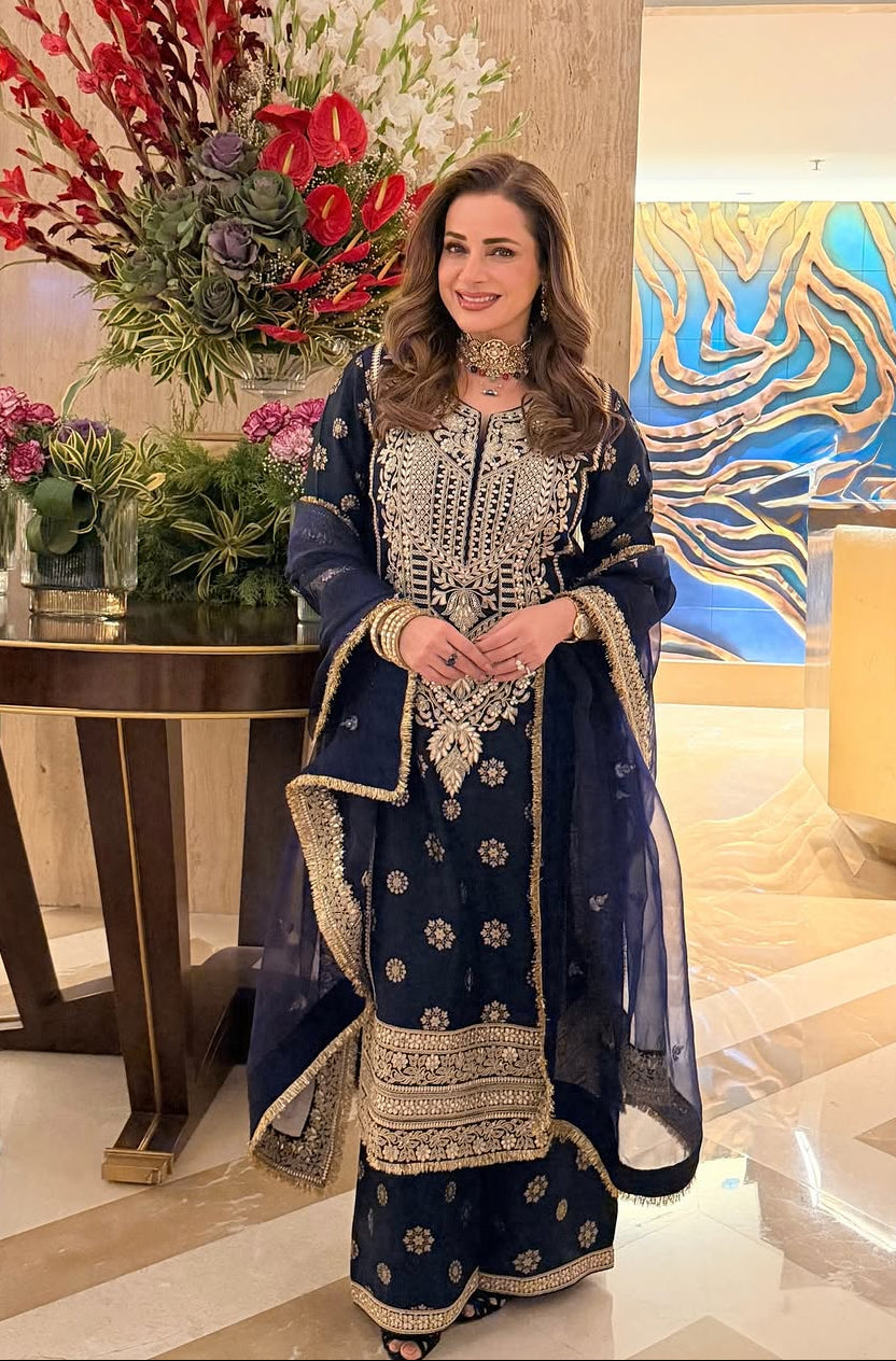 Badusha Palazo Set - Neelam Kothari