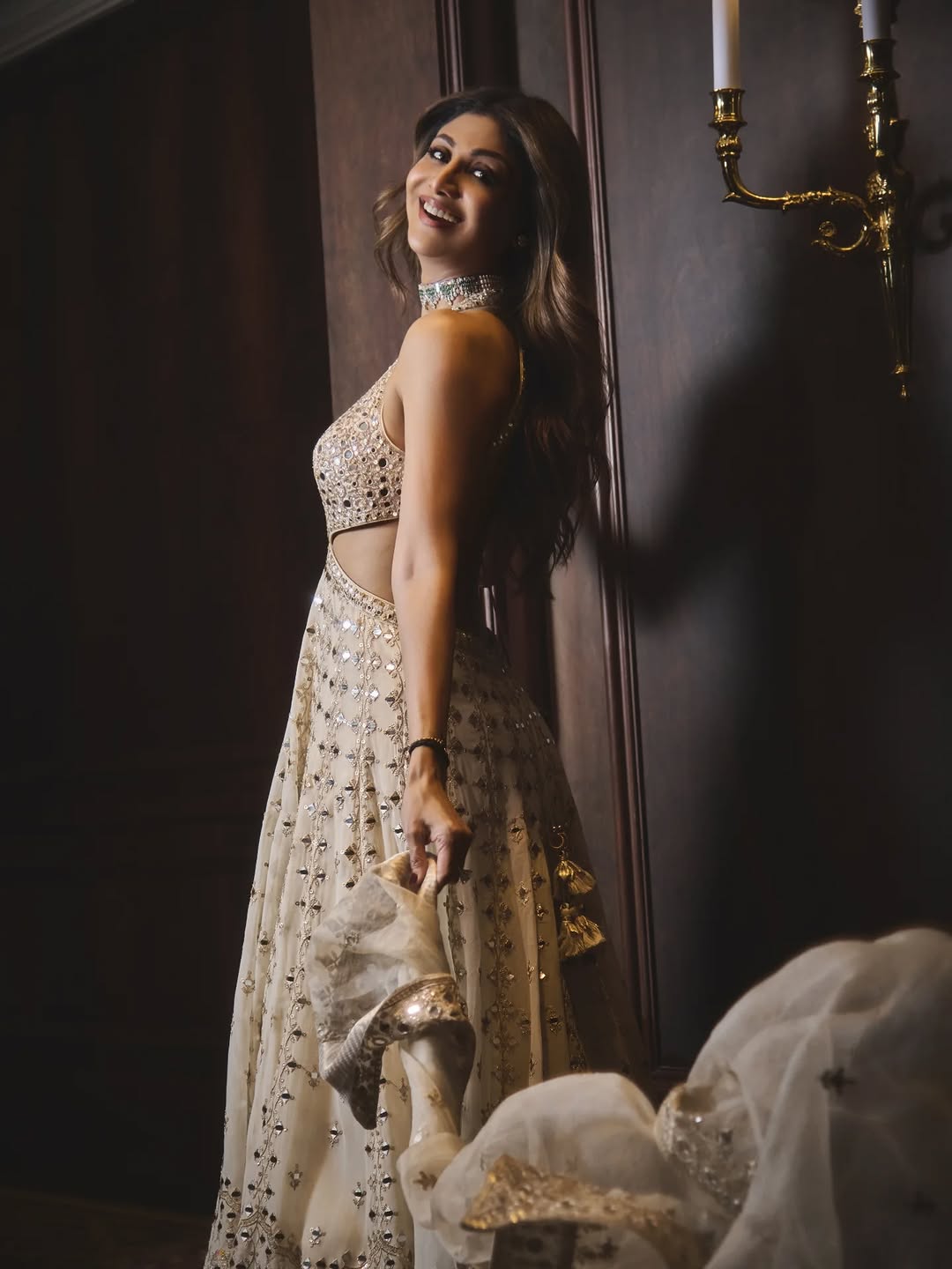 Aasmani Anarkali Set- Shilpa shetty