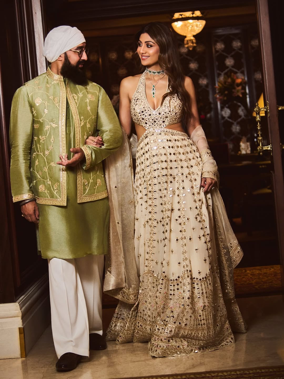 Aasmani Anarkali Set- Shilpa shetty