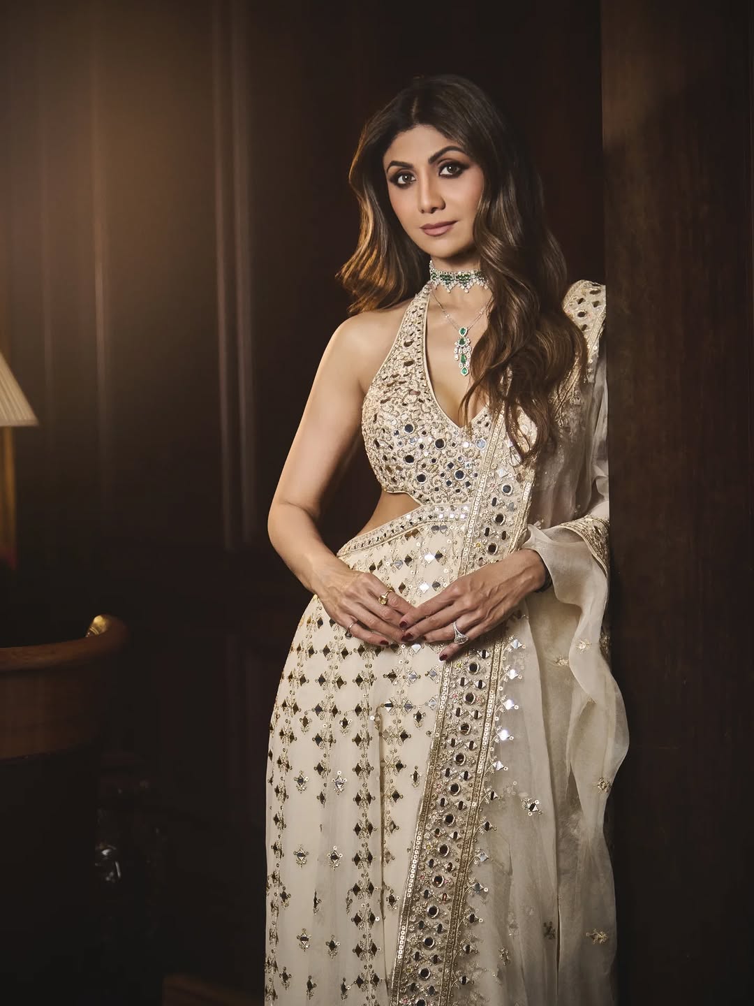 Aasmani Anarkali Set- Shilpa shetty