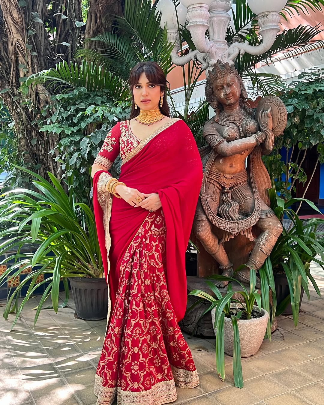 Ruqqayah Saree Set- Bhumi Pednekar