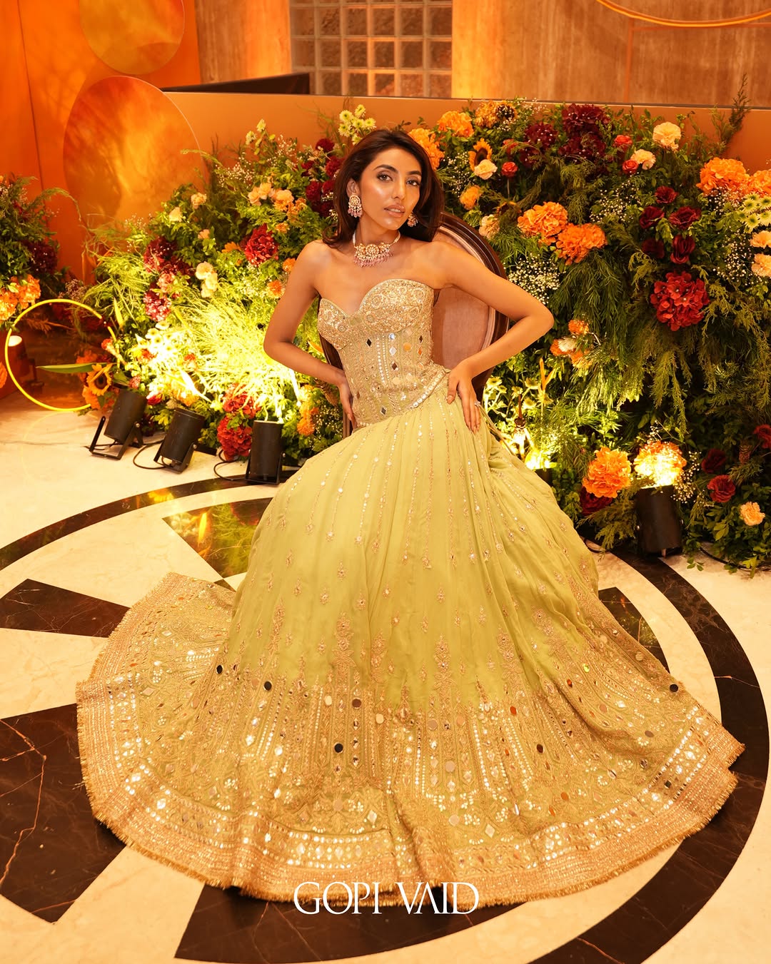 Mallaikaa Chheda in Zivaya Lehenga set