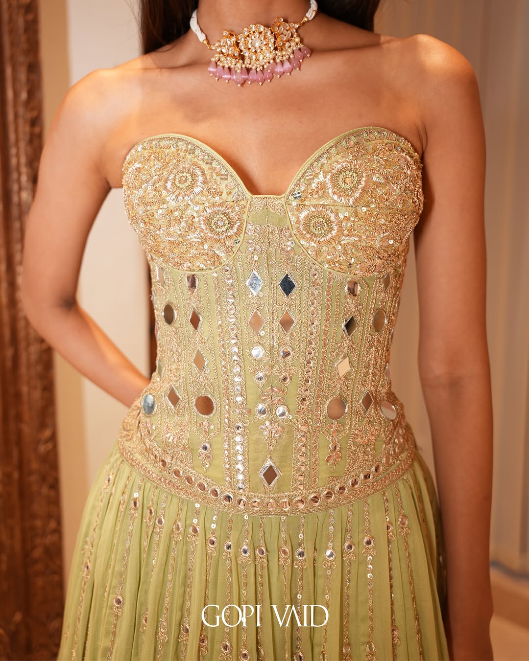 Mallaikaa Chheda in Zivaya Lehenga set