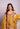 Yellow Marigold Buti Sleeveless Sharara Set- front view