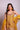 Yellow Marigold Buti Sleeveless Sharara Set- front view