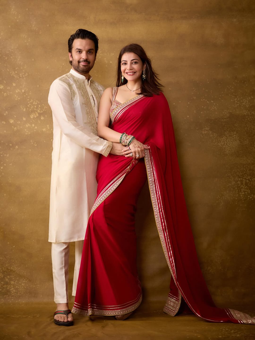 Kajal Aggarwal in Zohra Saree Set