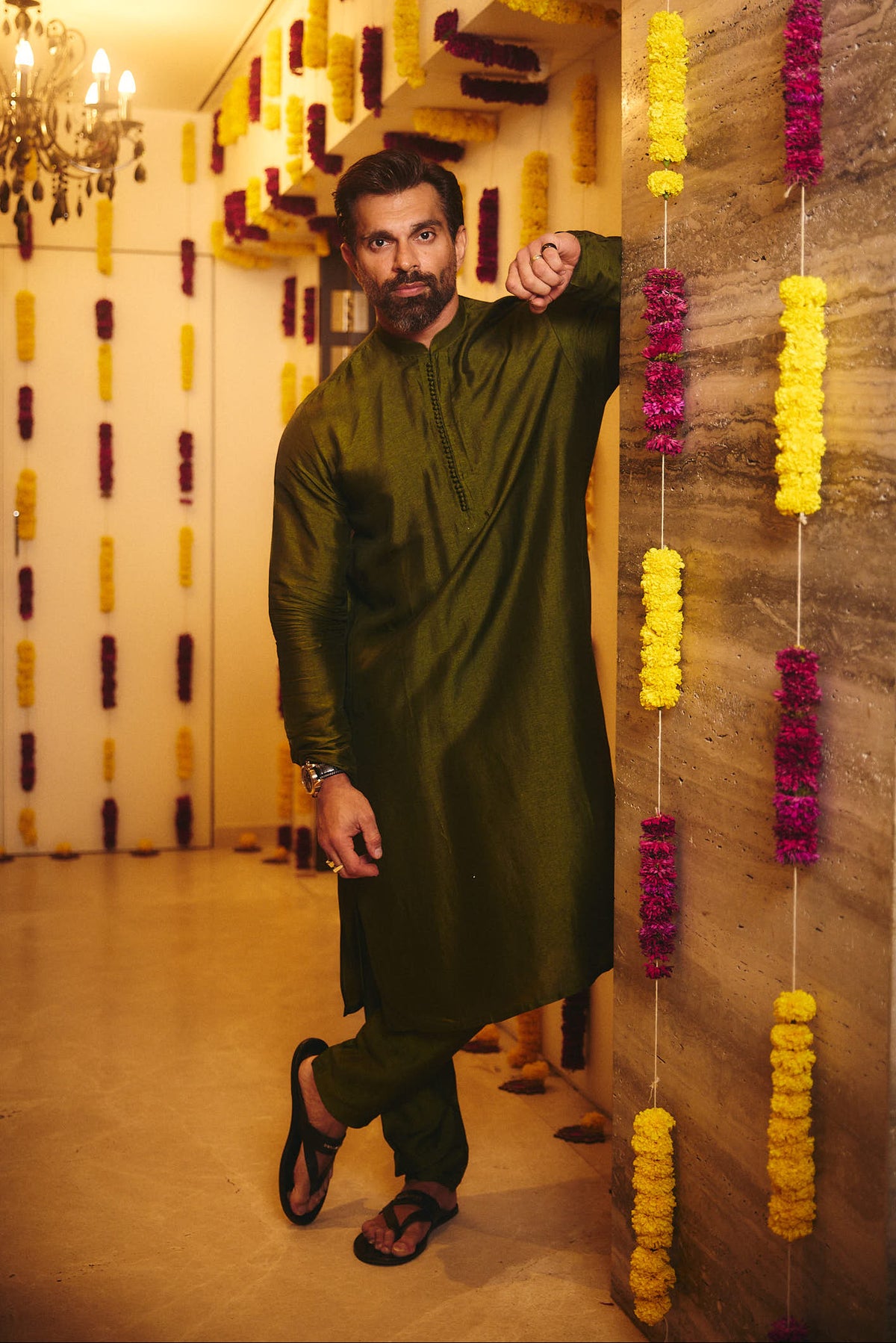 Karan Singh Grover in Farid Kurta Set
