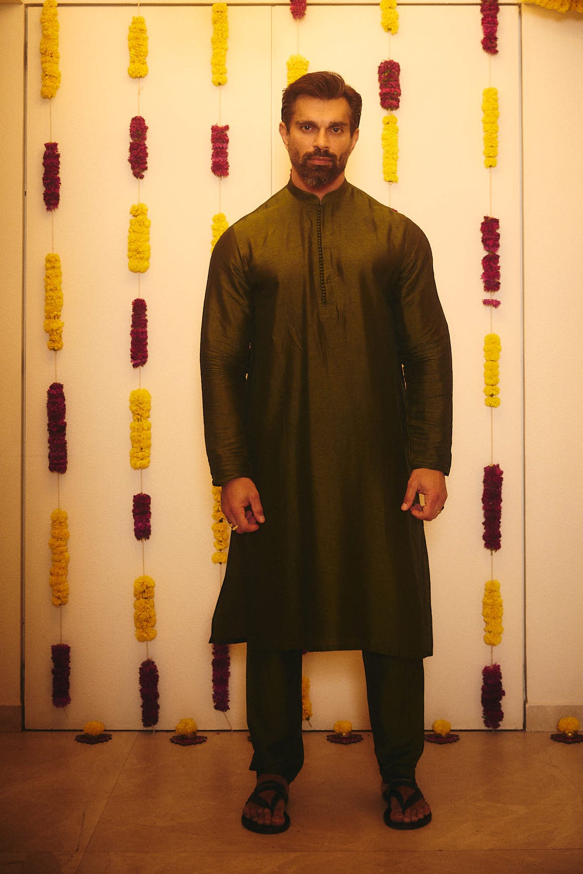 Karan Singh Grover in Farid Kurta Set