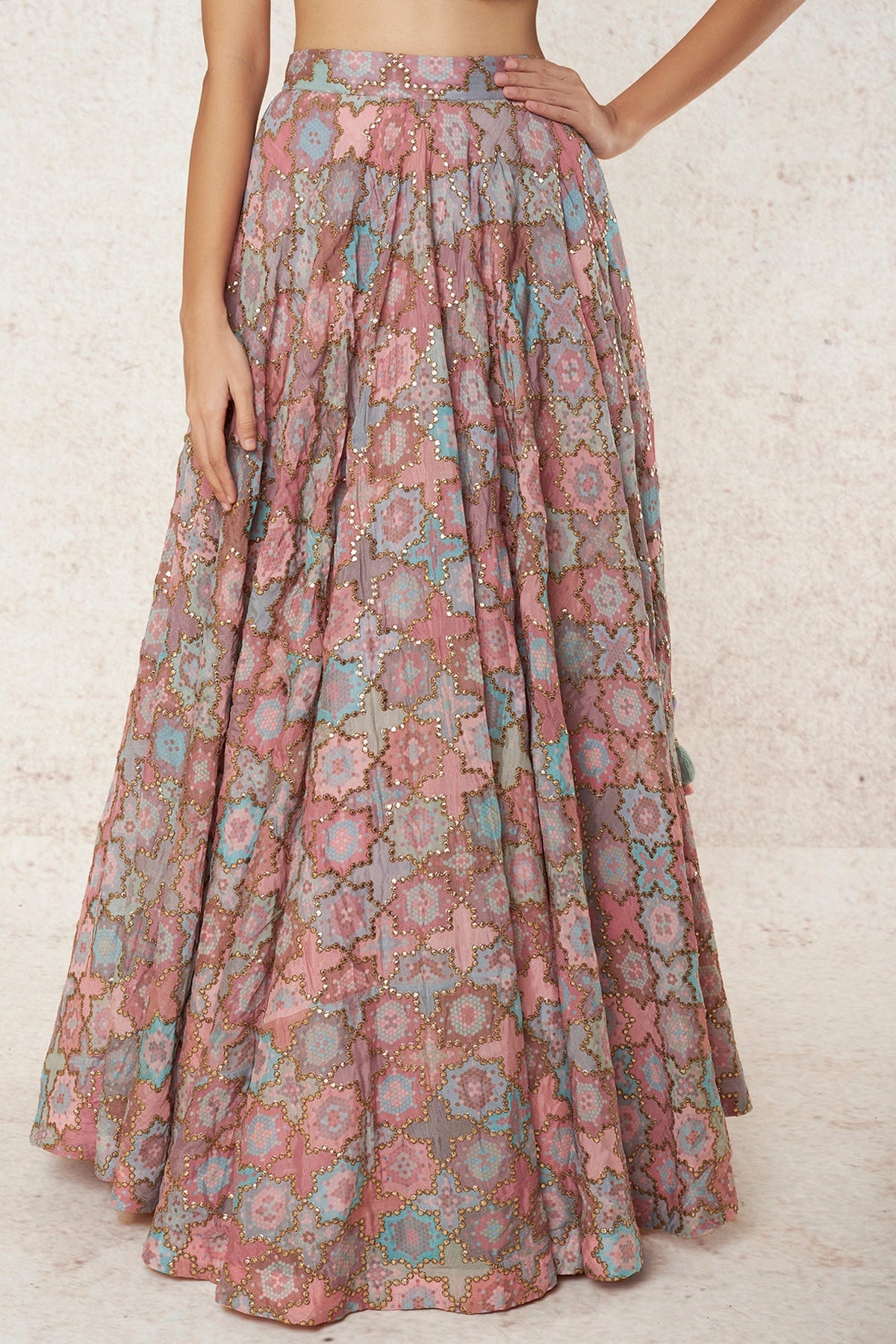 Gorgeous Himayra Lehenga Set- close view