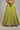 Lime Green Golconda Nayla lehenga set- close view