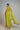 Lime Green Golconda Alia Wrap skirt set- back view